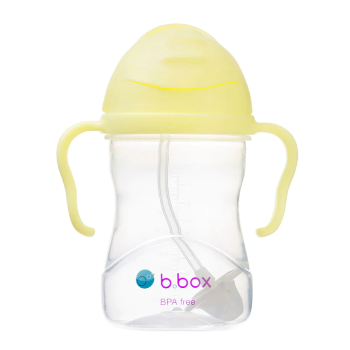 banana split color infant sippy cup with straw bbox