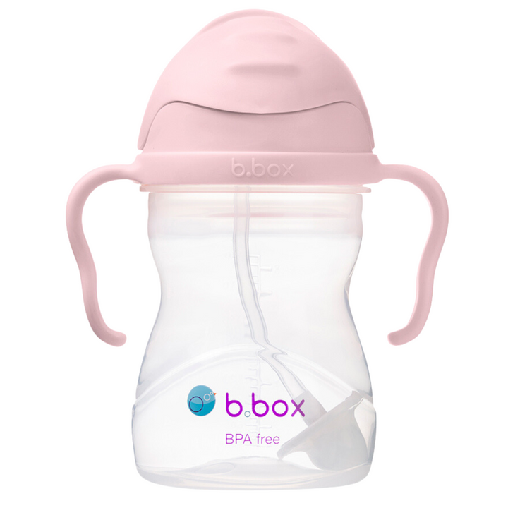 bbox straw sippy cup for infant in blush
