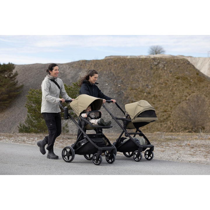 Premium baby stroller: Thule Charm Stroller in use outdoors