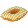 Maileg small striped rubber boat yellow