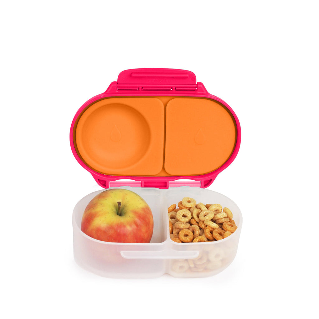 b box strawberry shake mini snack holder for kids