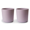 Mushie silicone babies dinnerware cup in Blush