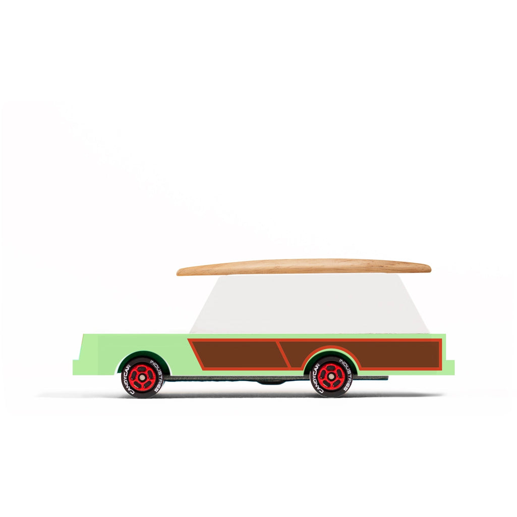 Candylab wooden Surf Wagon vintage-inspired beach cruiser toy car