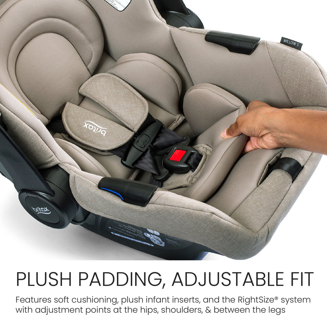 Britax Prism Full-Size Travel System with Willow S Infant Car Seat + Alpine Base