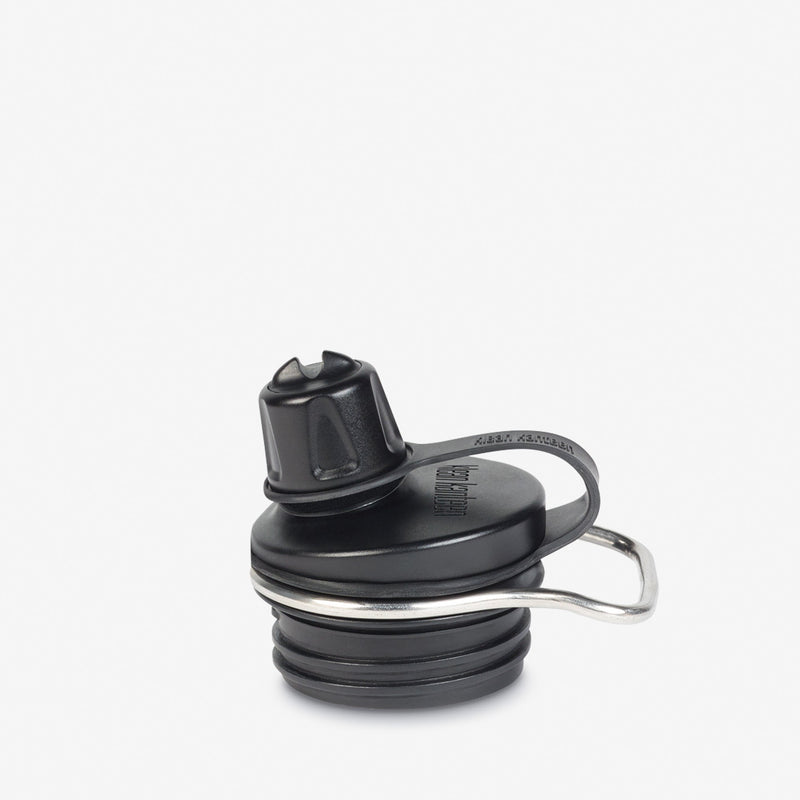 Klean Kanteen 32oz TKWide with Chug Cap in Black, minimalist design and easy to carry.