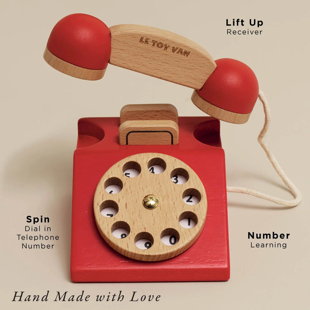 Vintage Wooden Phone