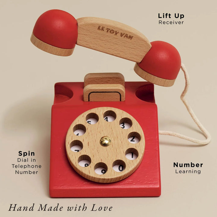 Vintage Wooden Phone