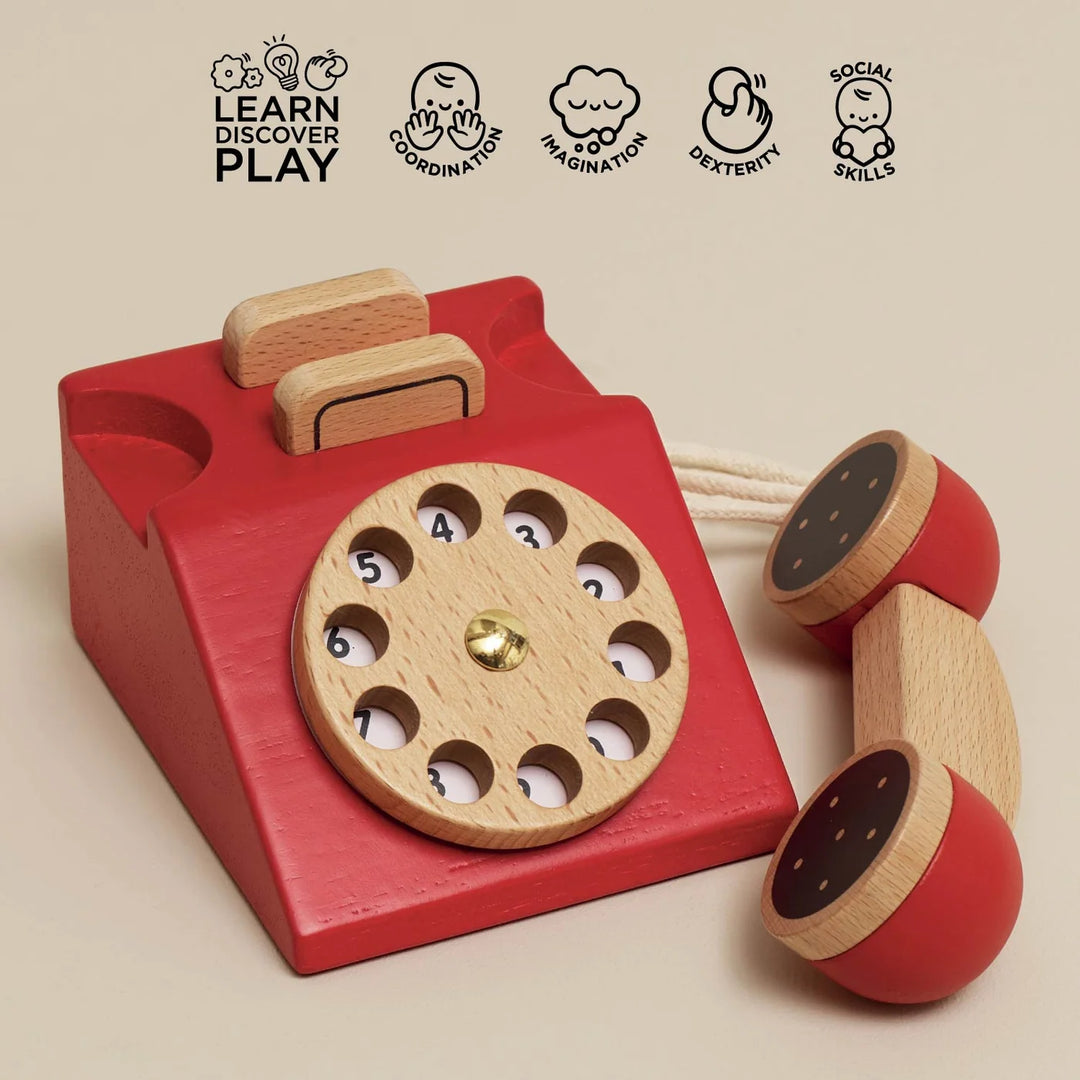 Vintage Wooden Phone