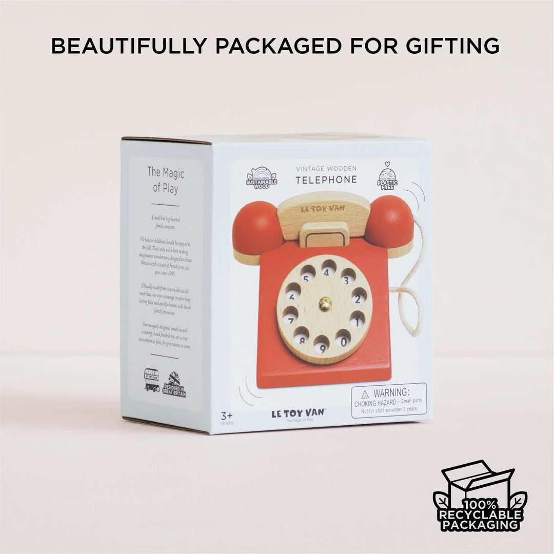 Vintage Wooden Phone