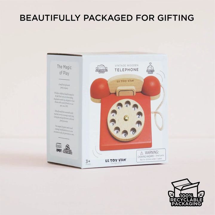 Vintage Wooden Phone