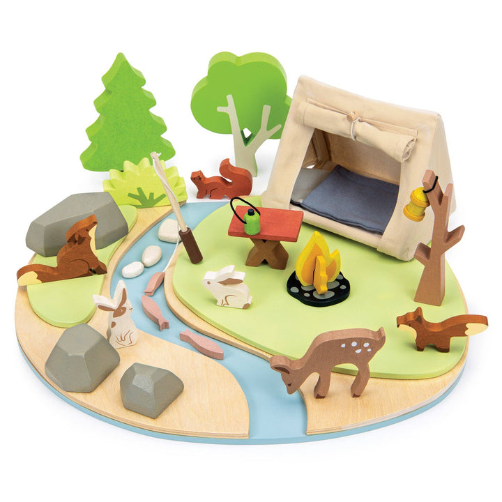 Tender leaf toys campfire wooden toy set