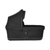 Black Thule Spring infant bassinet, offering practicality and comfort for parents.