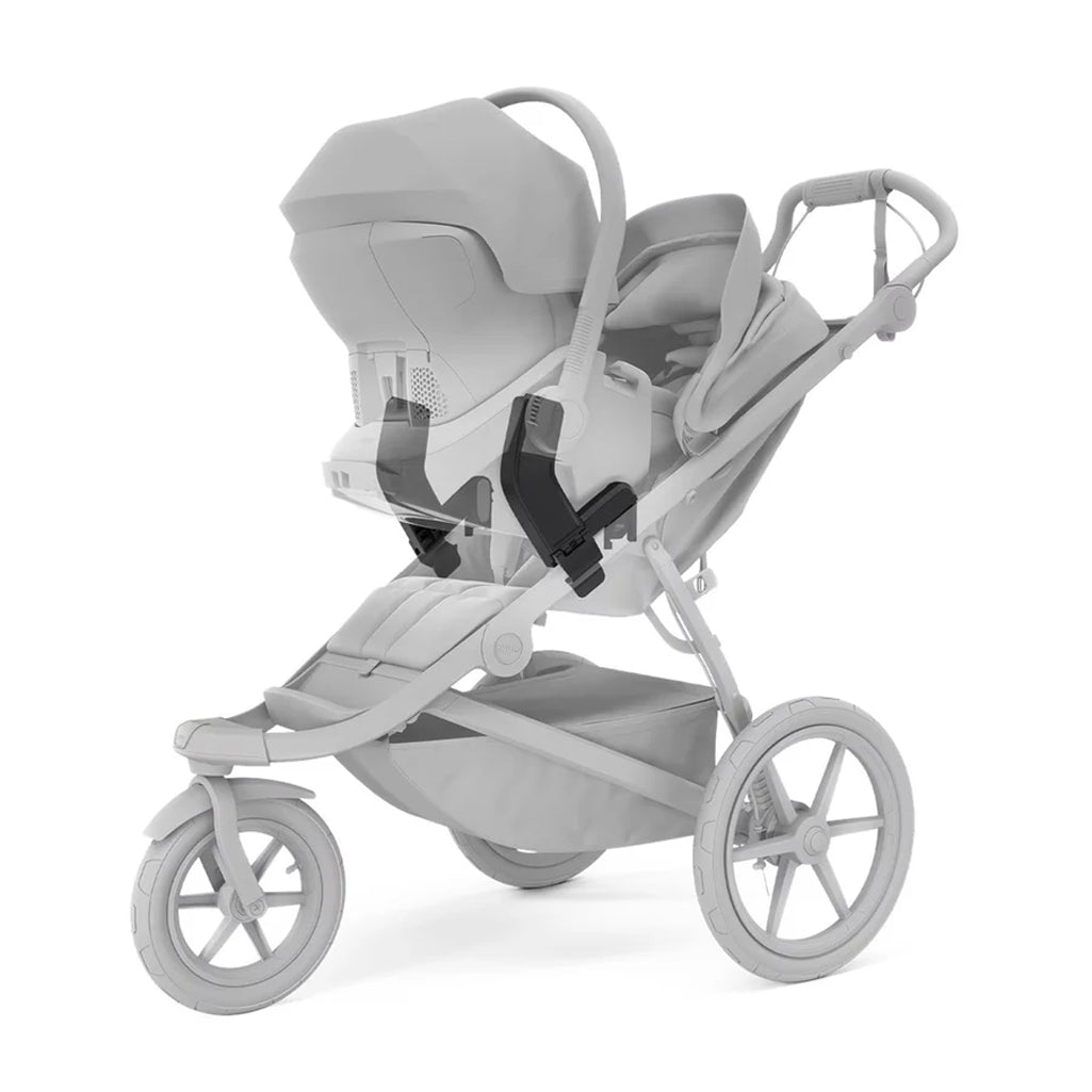 Thule Urban Glide 3 stroller with car seat adapters, ensuring travel convenience.