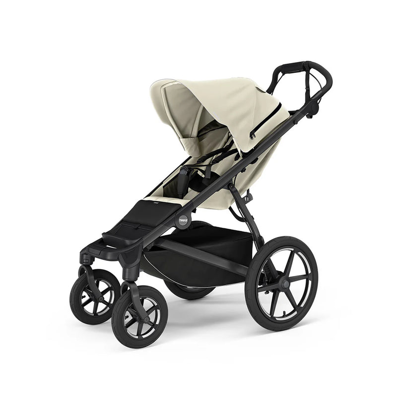 Thule Urban Glide stroller in black, offering comfort and functionality.