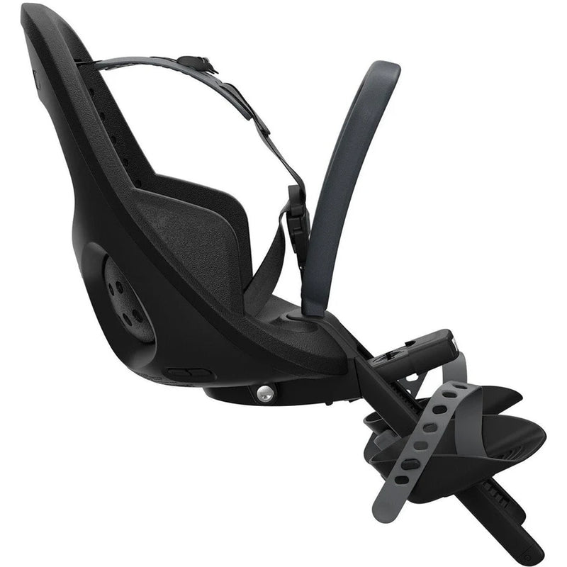 Thule Yepp 2 Mini Black bike seat, built for safety and durability.