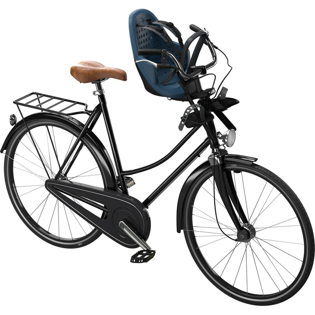 Thule Yepp 2 Mini in Alaska Blue, a stylish and dependable cycling accessory.