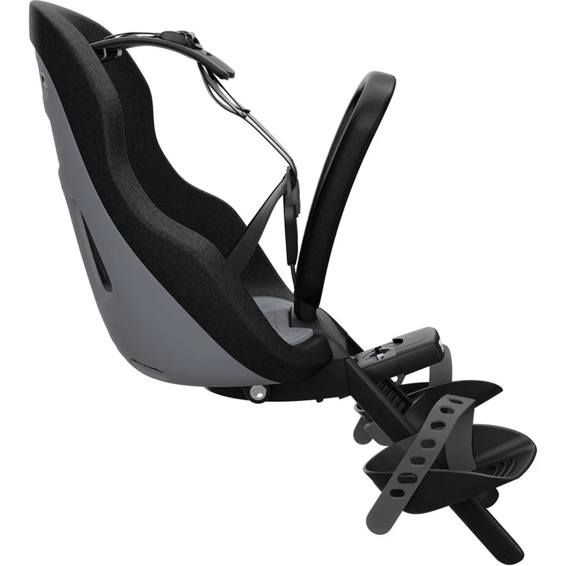 Thule Yepp Nexxt2 Mini in Monument Gray, a premium Thule bike seat for toddlers.