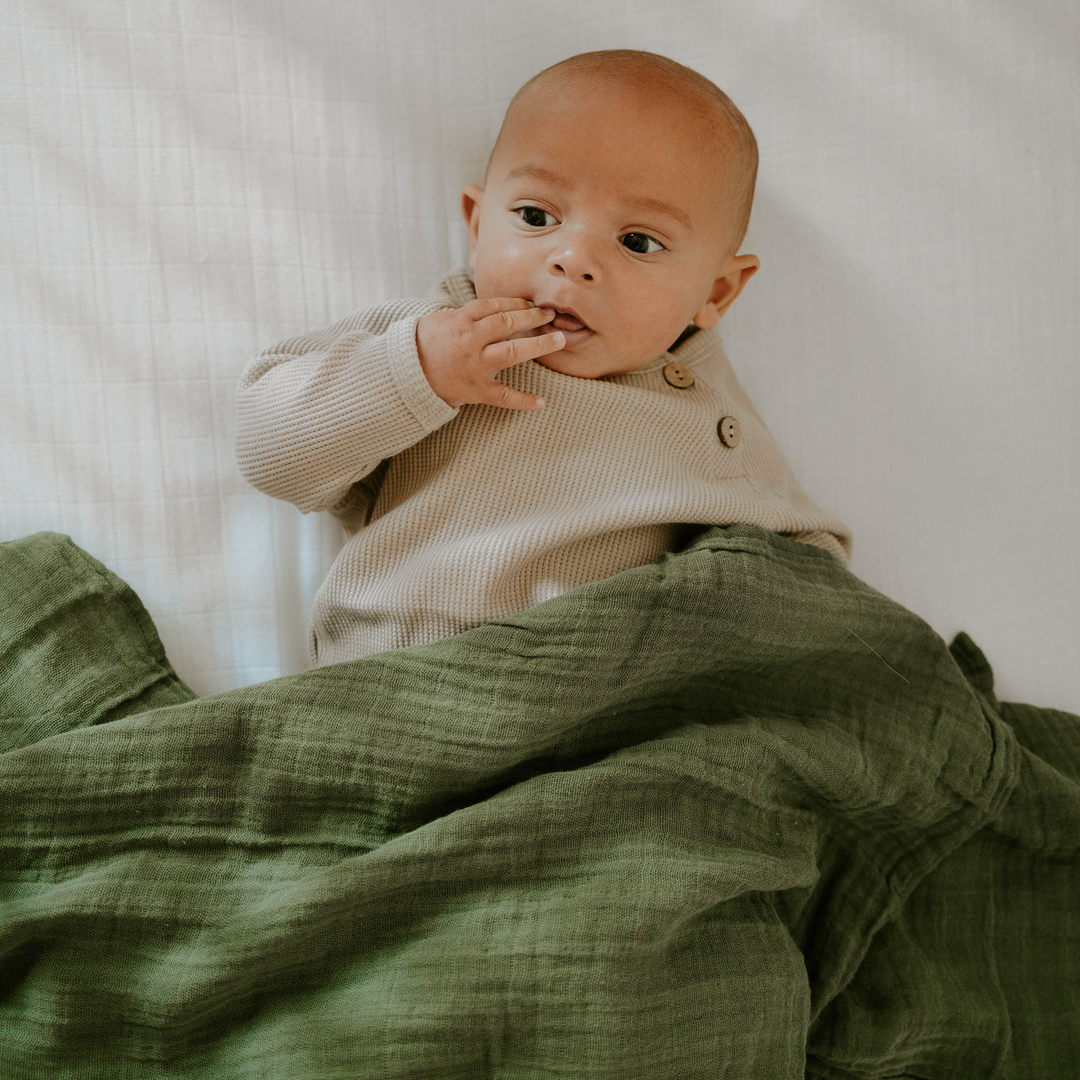 Little Unicorn Cotton Muslin Swaddle Blanket 3 Pack - Oh Deer 2, infant muslin blankets for everyday use
