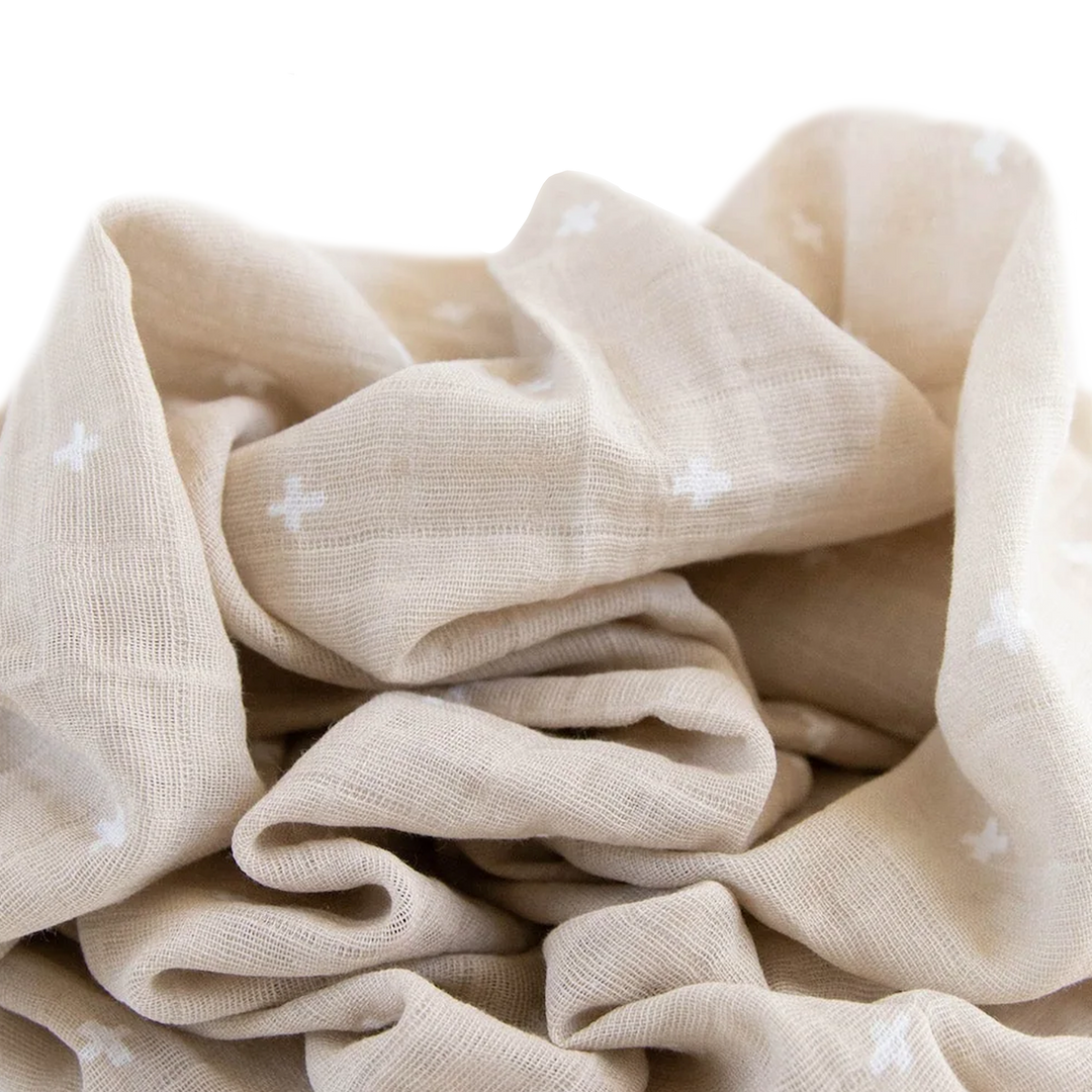 Wrap your baby in Little Unicorn Oh Deer 2 Muslin Swaddle Blanket 3 Pack, swaddling muslin blanket