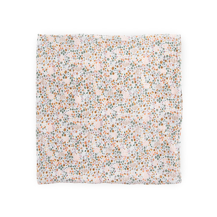 Cozy Cotton Muslin Swaddle Blanket – Pressed Petals from Little Unicorn, ideal as a swaddling muslin blanket.