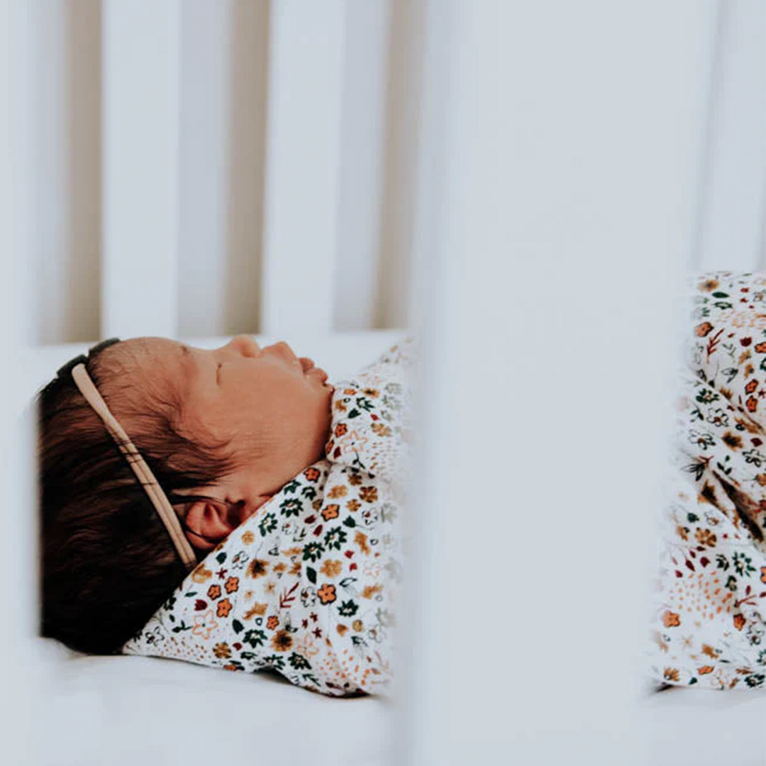 Little Unicorn swaddle cloth muslin – Pressed Petals, versatile muslin for swaddling newborns.