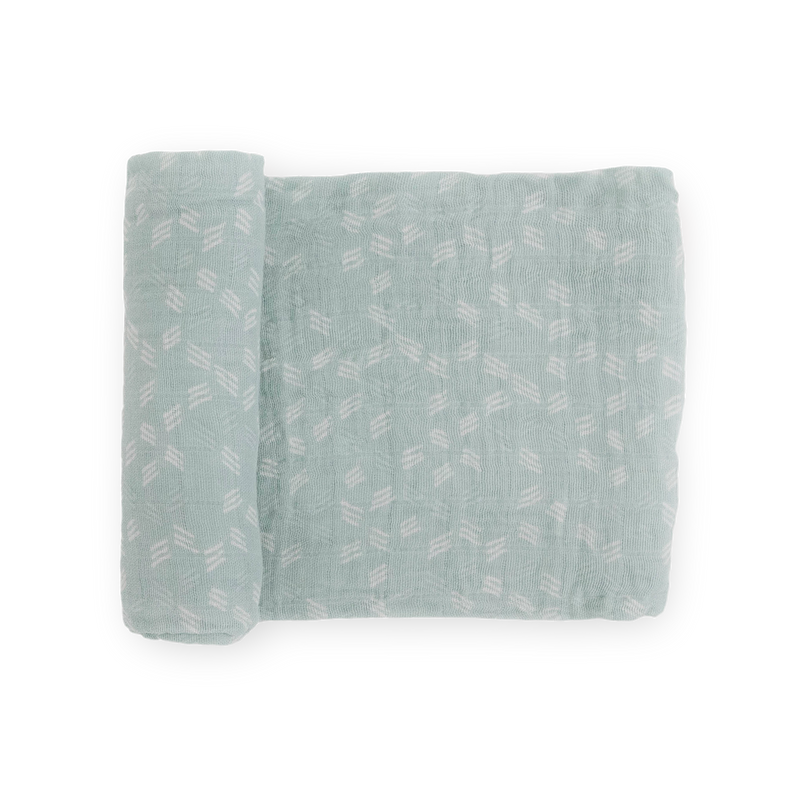 Soft Misty Field muslin swaddle by Little Unicorn, ideal for cozy baby naps.