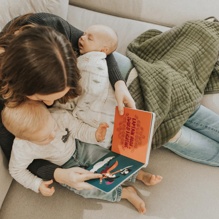 Lightweight muslin baby quilt from Little Unicorn, Original Cotton Muslin Quilt - Fern, ideal for swaddling and daily use