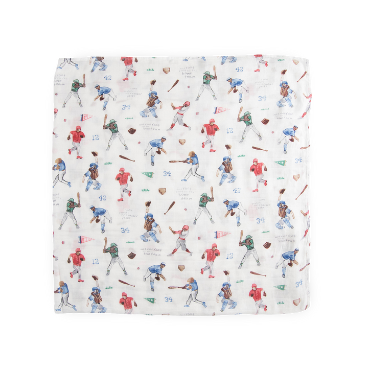 Deluxe Muslin Swaddle Blanket 2 Pack - Home Run 2