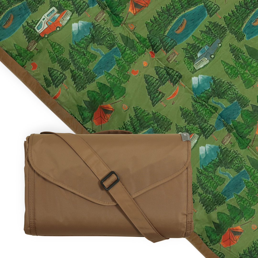 Little Unicorn Outdoor Blanket - Camp, waterproof outdoor blanket perfect for picnics and park days