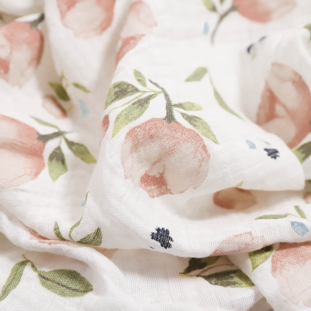 Wrap your little one in comfort with Little Unicorn Watercolor Floret Muslin Swaddle, perfect muslin blankets.