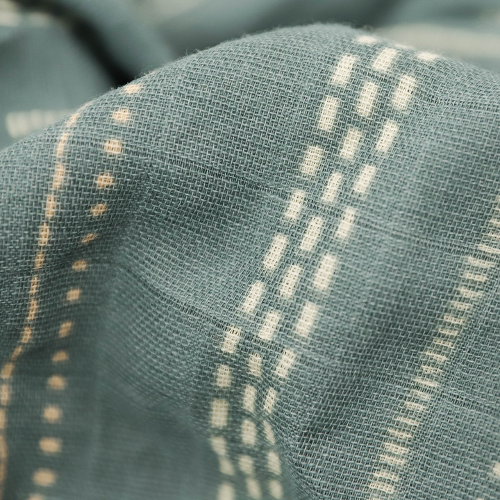 Wrap your baby in comfort with Little Unicorn Stillwater Stitch Muslin Swaddle, perfect muslin blankets.