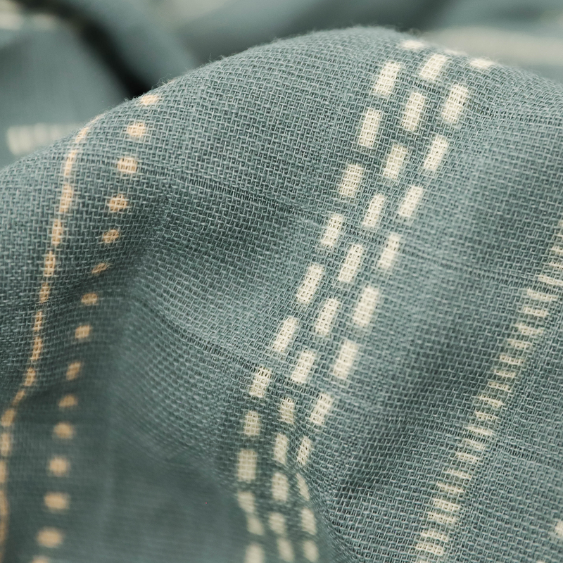 Wrap your baby in comfort with Little Unicorn Stillwater Stitch Muslin Swaddle, perfect muslin blankets.