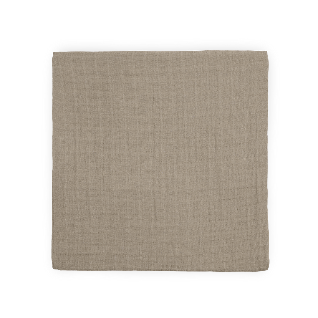 Gentle infant muslin blankets by Little Unicorn, Organic Cotton Muslin Swaddle Blanket in Driftwood.