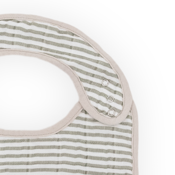 Little Unicorn Dino Friends 2 Baby Bibs, best bibs for babies on the go