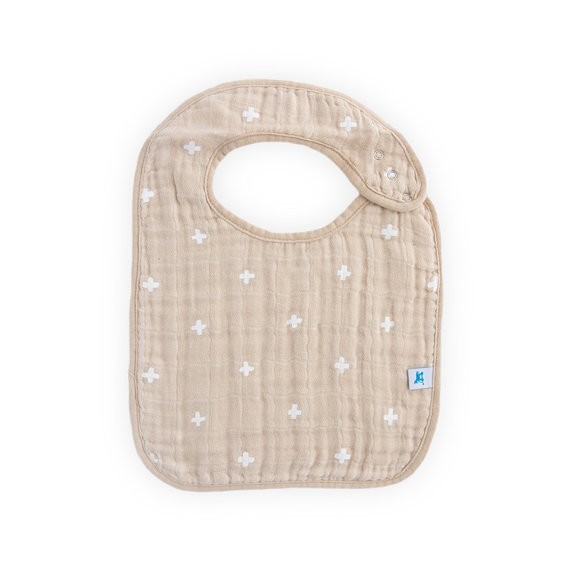 Little Unicorn Classic Bibs 3 Pack - Llama Llama, convenient bibs for baby feeding sessions