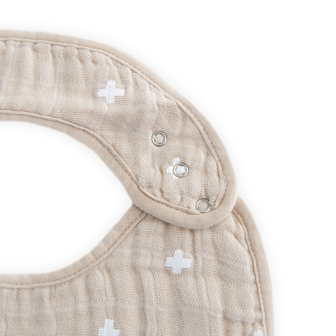 Fun Little Unicorn Cotton Muslin Classic Bibs - Llama Llama, absorbent bib baby for meals