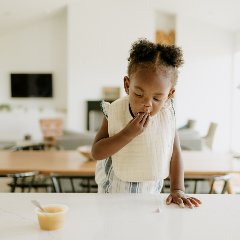 Little Unicorn Fern 2 Bibs, practical and cute bibs for baby mealtime