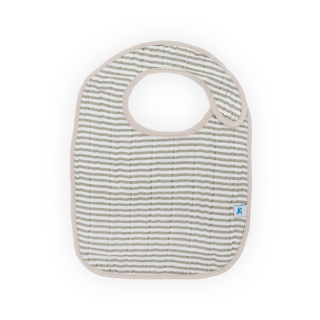 Little Unicorn Classic Bibs 3 Pack - Watercolor Roses, cute baby girl bibs for everyday use