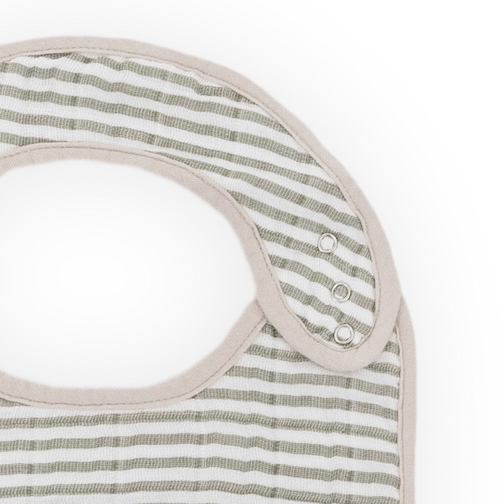 Soft Little Unicorn Cotton Muslin Classic Bib 3 Pack - Watercolor Roses, best baby bibs for infants