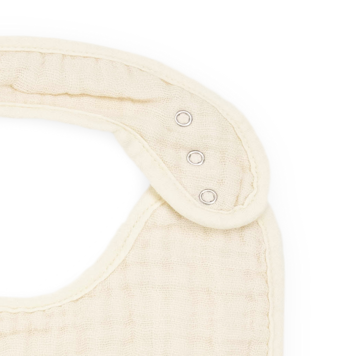 Soft and durable Little Unicorn Cotton Muslin Classic Bibs - Light Pink, ideal bibs for baby mealtime