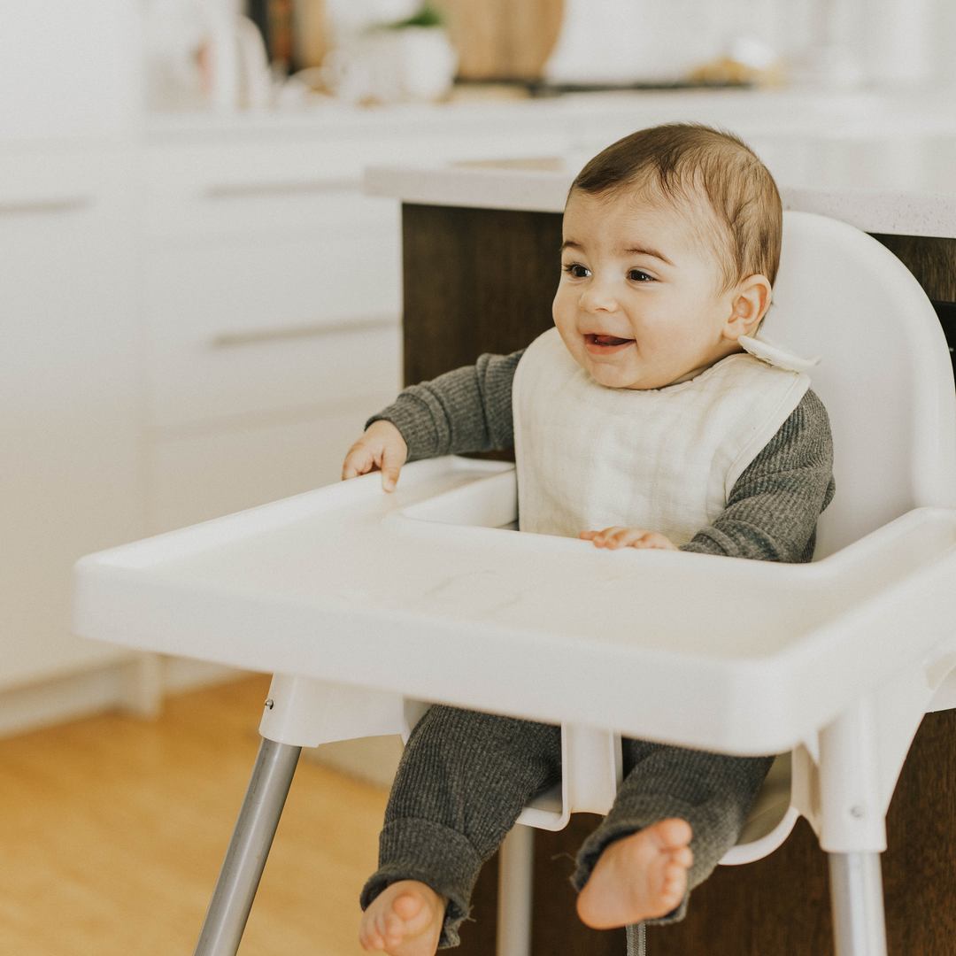 Little Unicorn Cotton Muslin Classic Bib 3 Pack - Light Pink, gentle and absorbent bibs for baby care