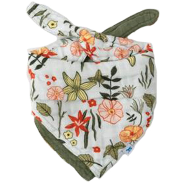 Little Unicorn Primrose Patch Reversible Bandana Bib for Babies, perfect for stylish and practical use