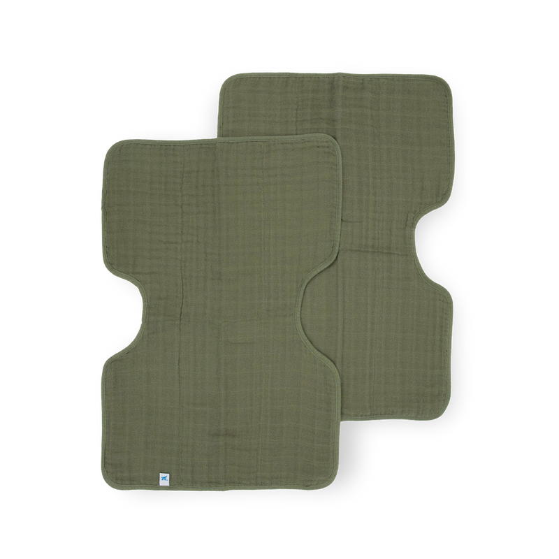 Little Unicorn Fern muslin burp cloths, soft and gentle for babies