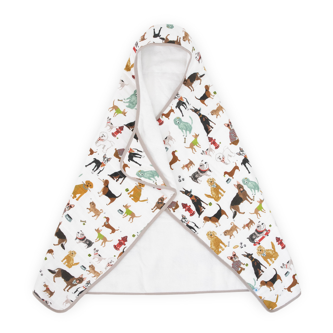 Little Unicorn Toddler Hooded Towel - Woof, soft baby towels for bath time
