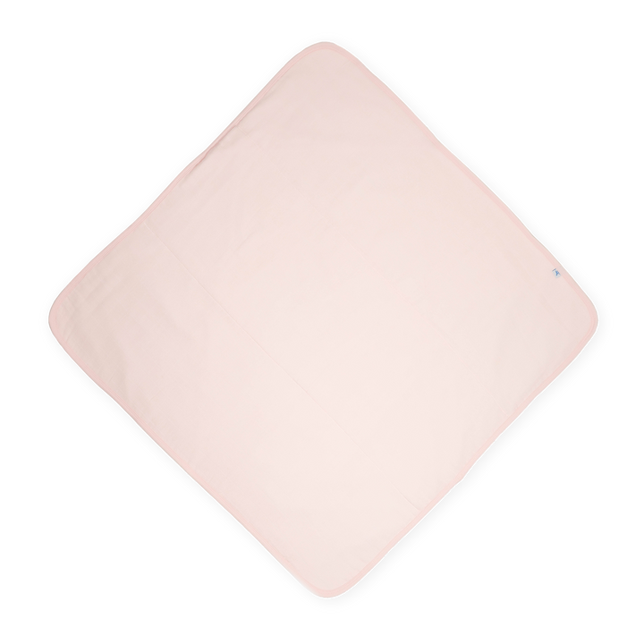 Little Unicorn Infant Hooded Towel - Light Pink featuring simple light pink design, soft baby bath towel for newborns