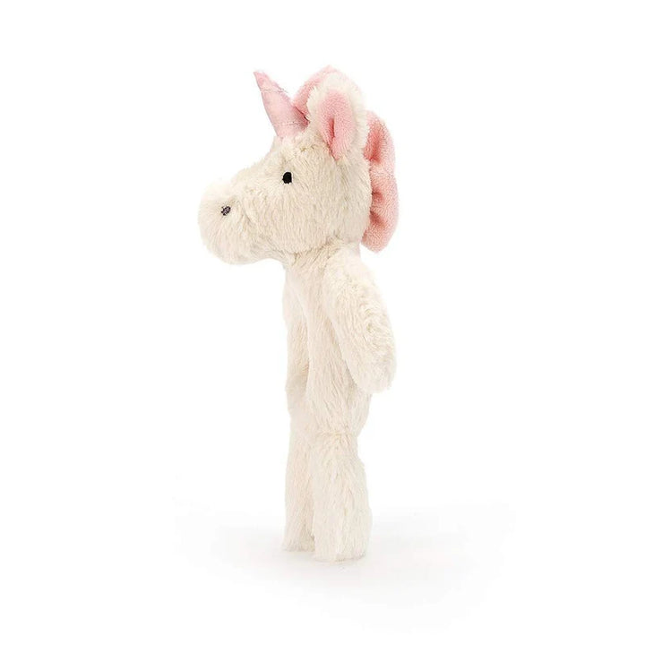 Jellycats toy animals bashful unicorn rattle