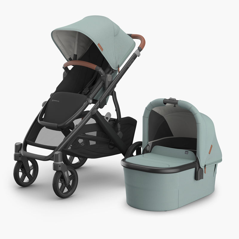 UPPAbaby bundle Vista V3 and Bassinet in Kenzi