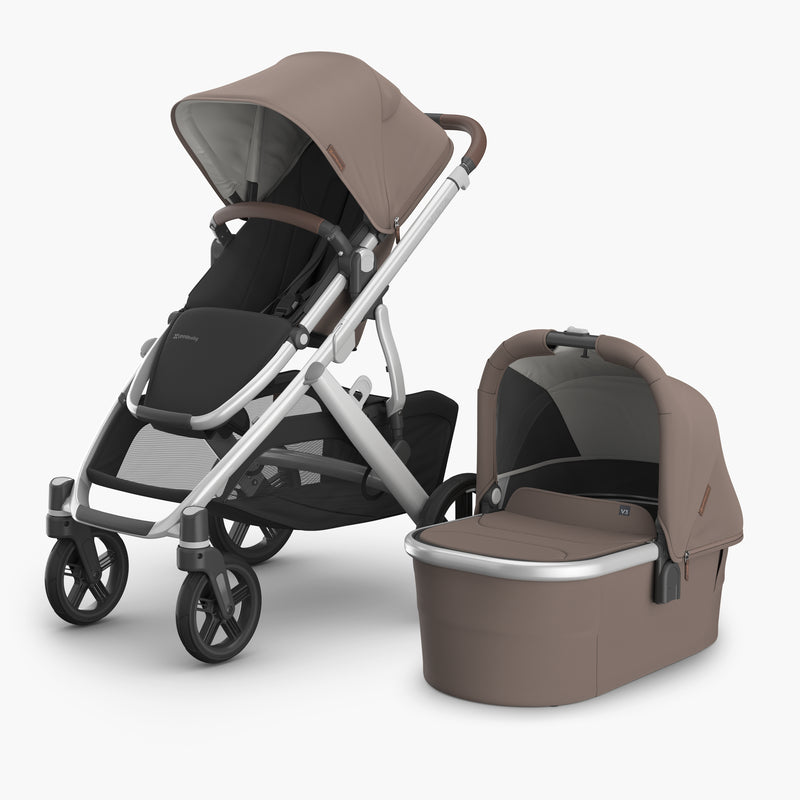 UPPAbaby Vista V3 and uppabay Bassinet in Theo