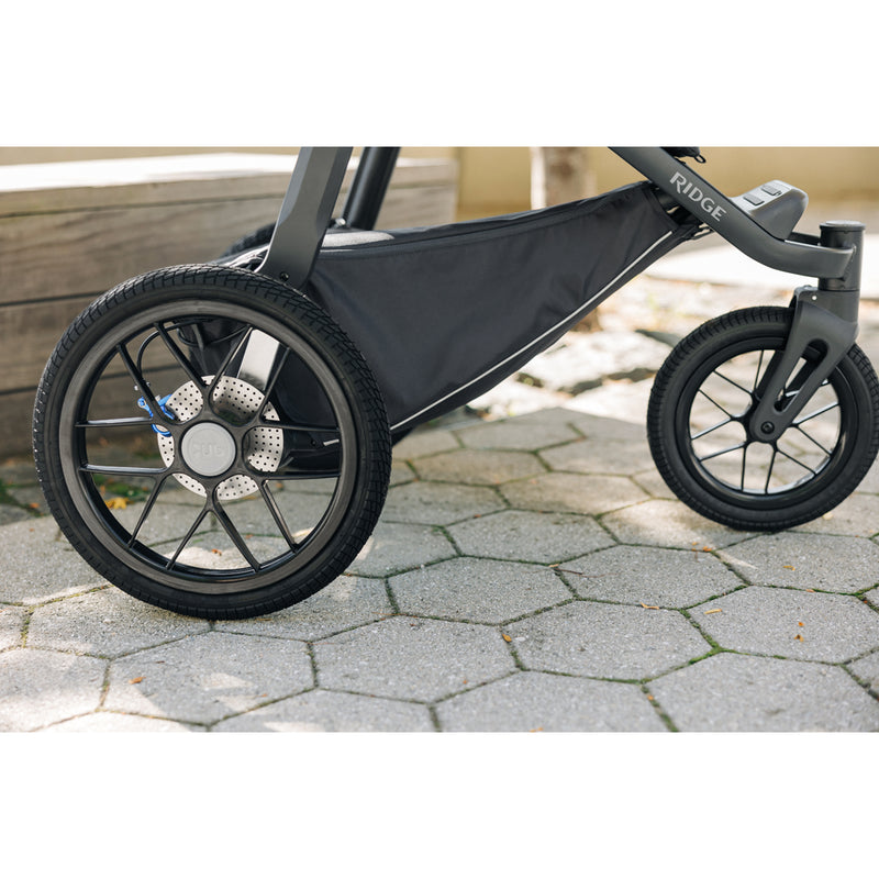 UPPAbaby Ridge Jogging Stroller with one-handed fold system for convenience