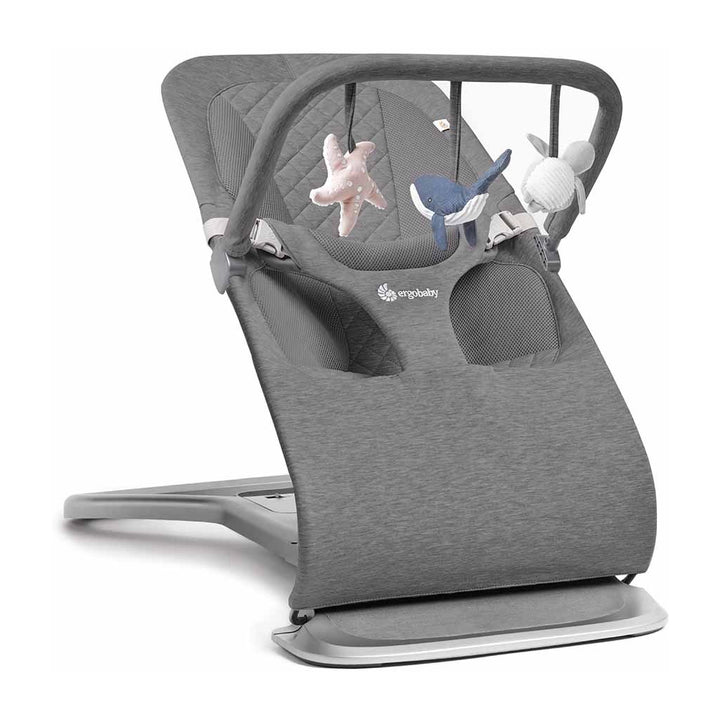 Ergobaby Evolve baby bouncer with toys